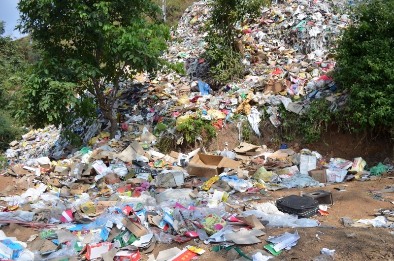Illam Muncipality Waste Dumping Site