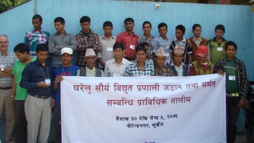Training on Solar Home System Installation, Repair and Maintenance